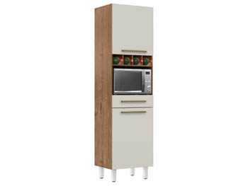  Kitchen cabinet for microwave and bottle