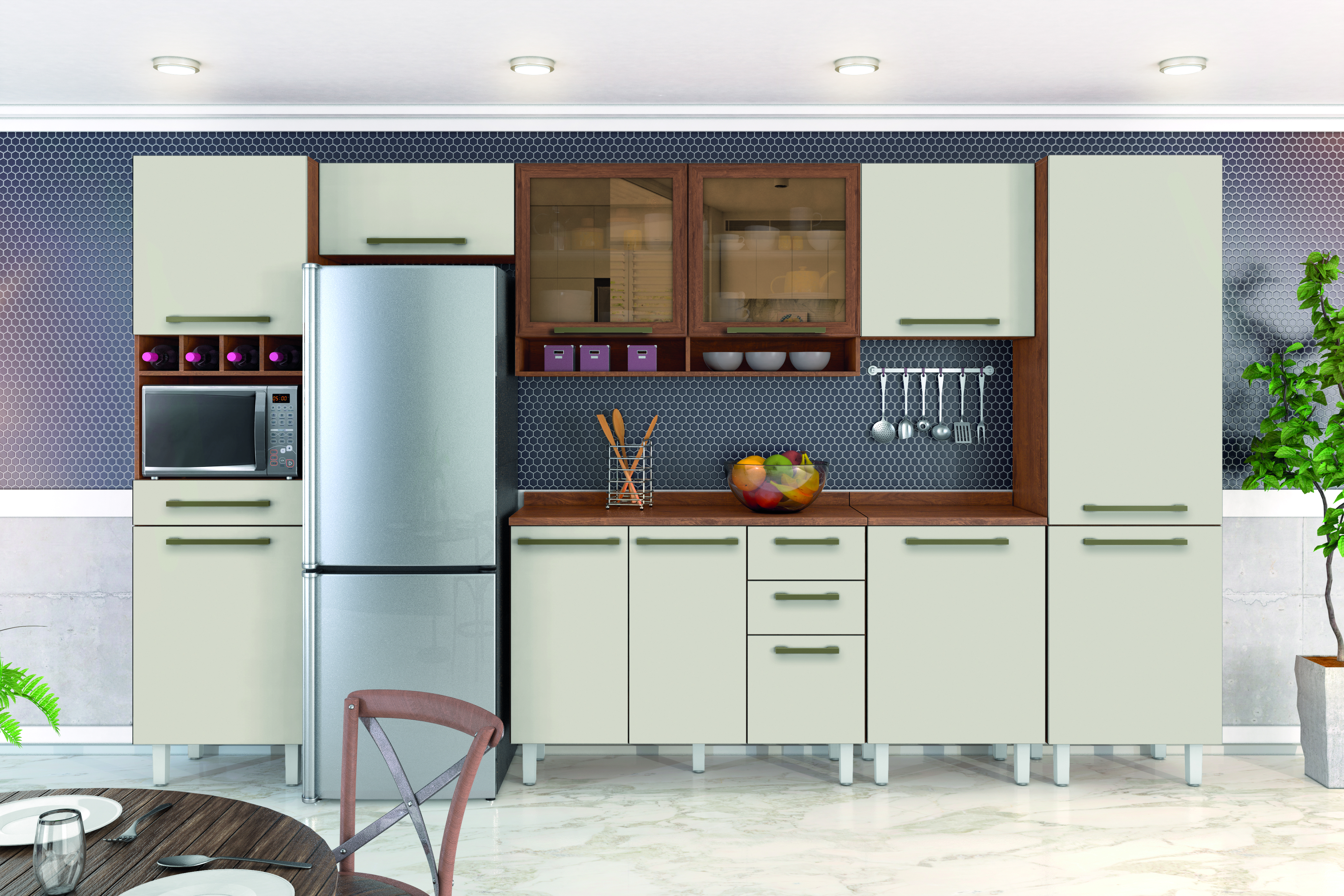  Color Modulated Kitchen
