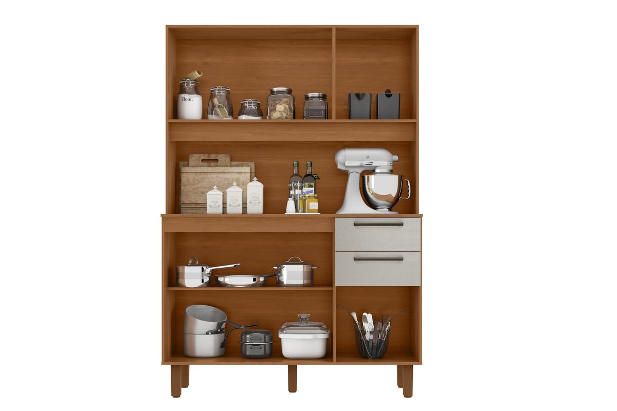 Kit Pop 6P 2G: interior, Cinamomo / Areia