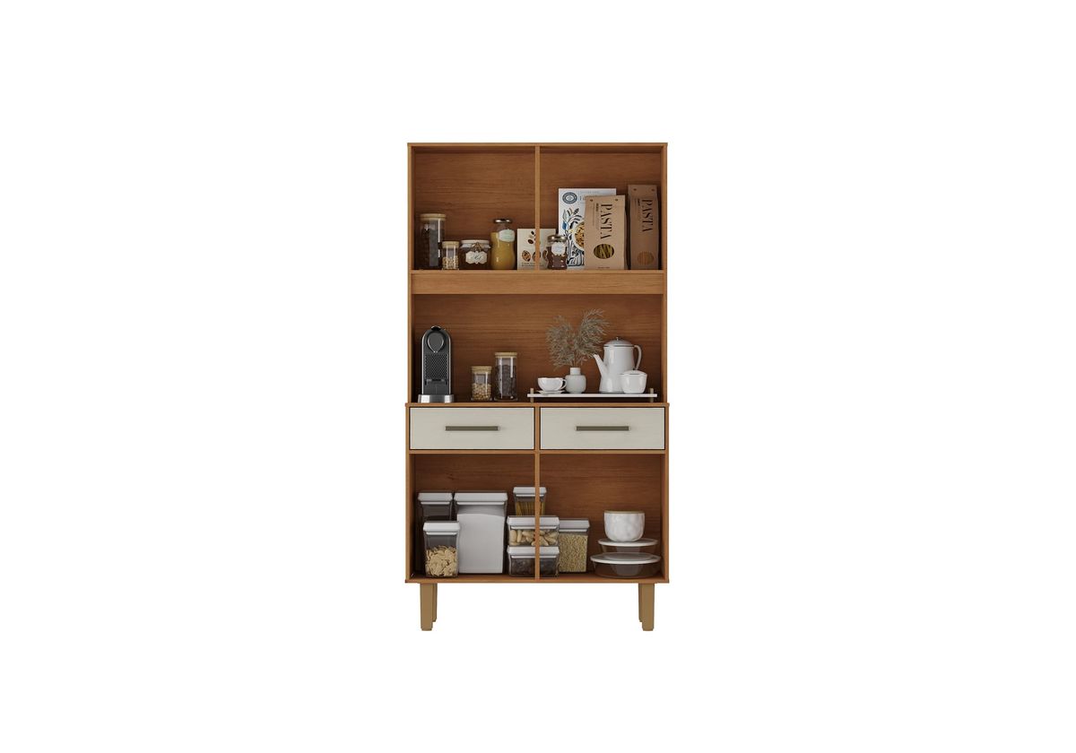 Kit Pop Plus 4P 2G: interior, Cinamomo / Areia