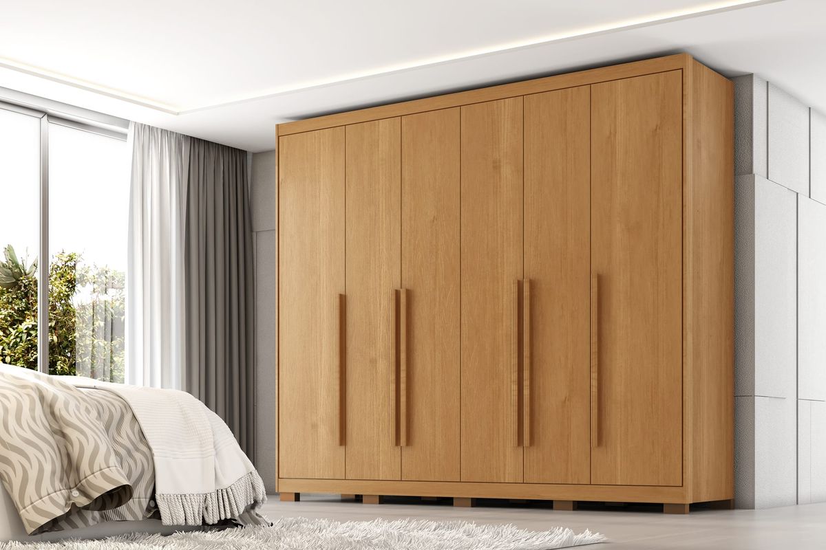 Roupeiro Platinium 6P 6G: ambiente, Cinamomo