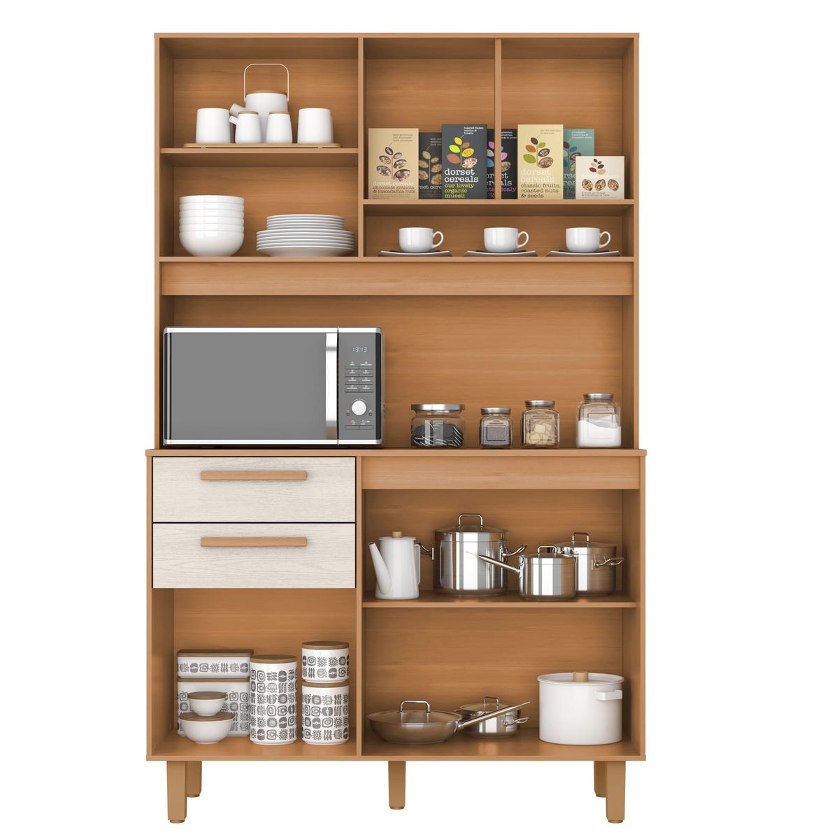 Kit Prime 6P 2G: interior, Cinamomo / Areia