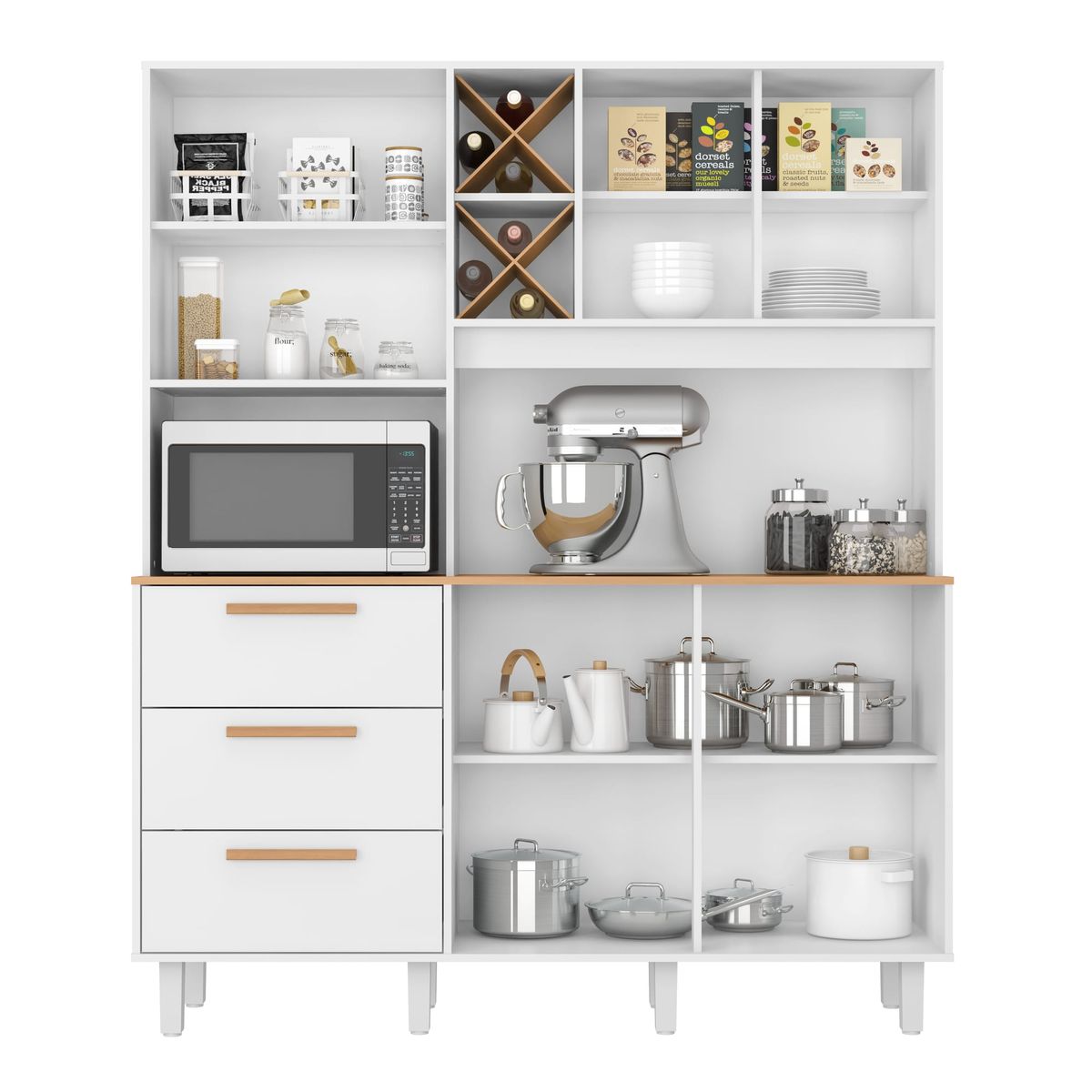 Kit Max 5P 3G: interior, Branco