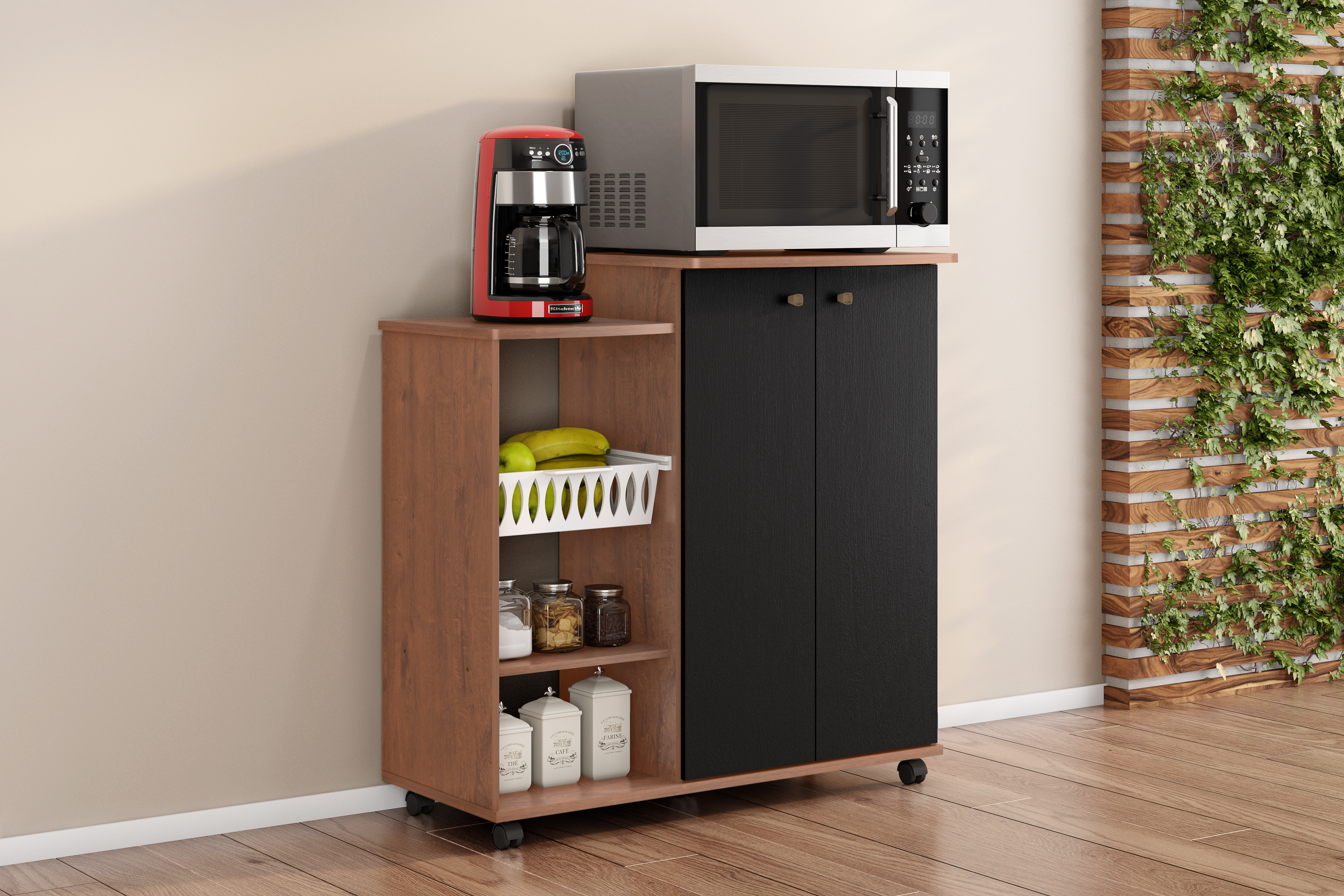  Prático Multiuse Cabinet with wheels
