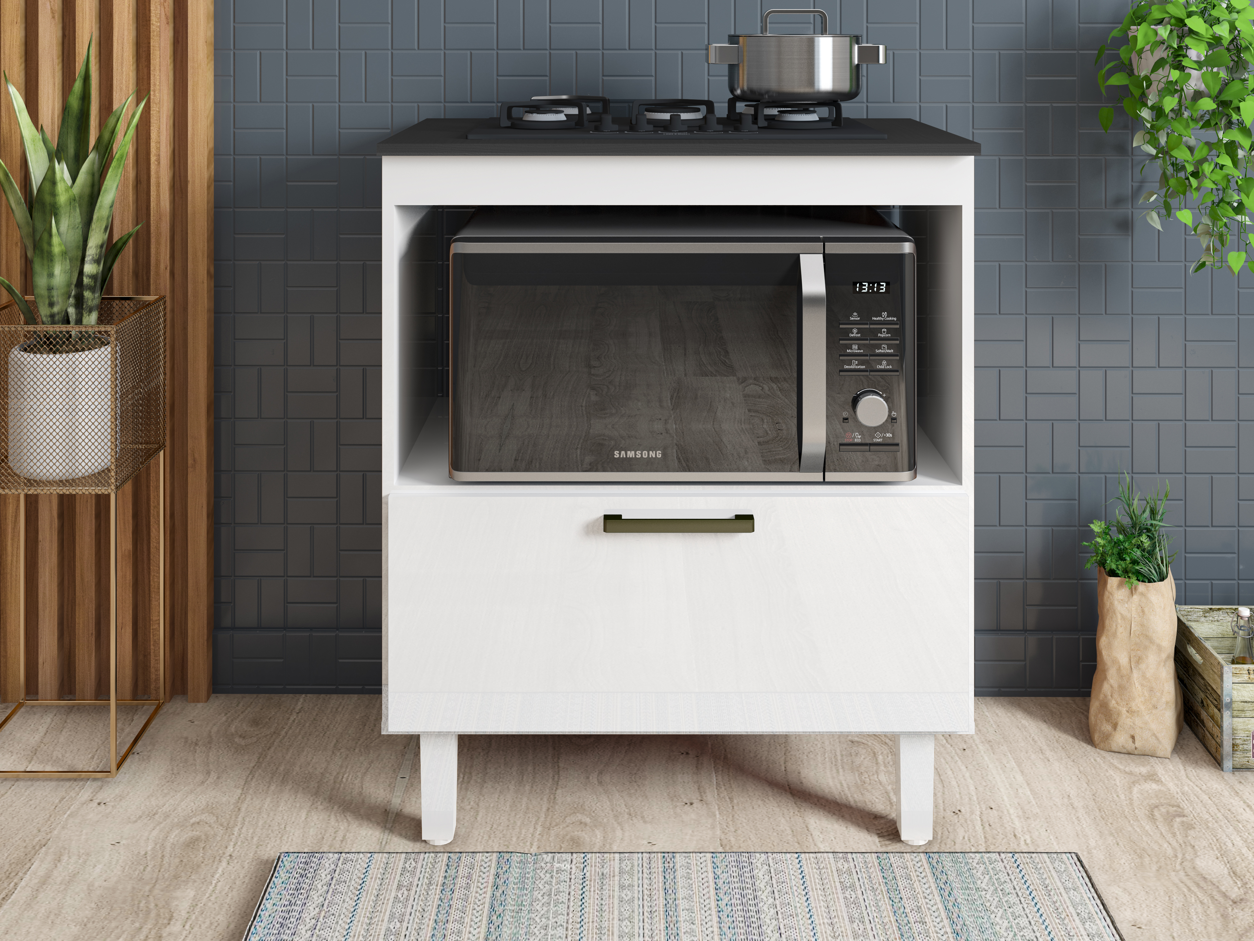  Master 1P Cooktop Counter